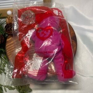 Ty Plush Bear in Rich Magenta